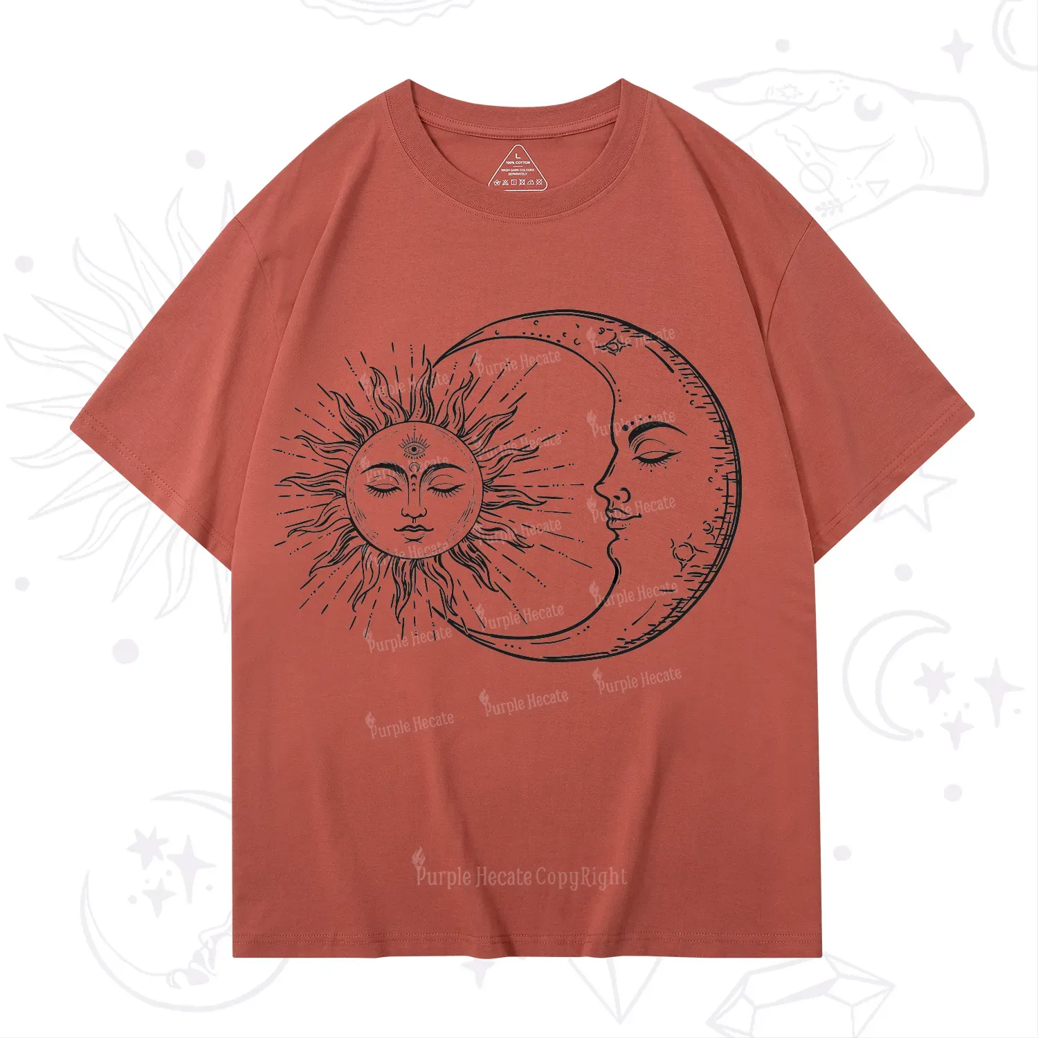 Purplehecate The Moon And The Sun T-Shirt