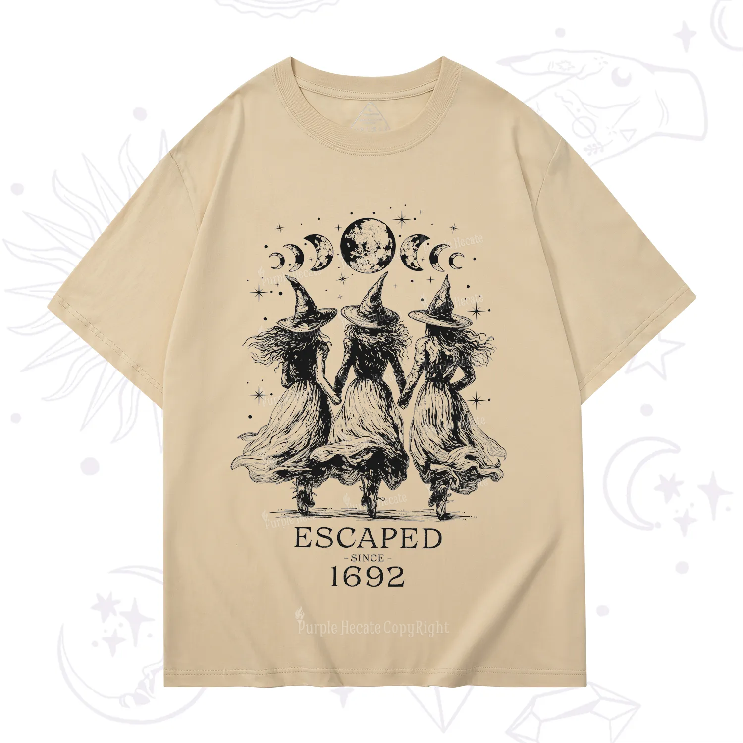 Purplehecate Escaped Since 1692 T-Shirt