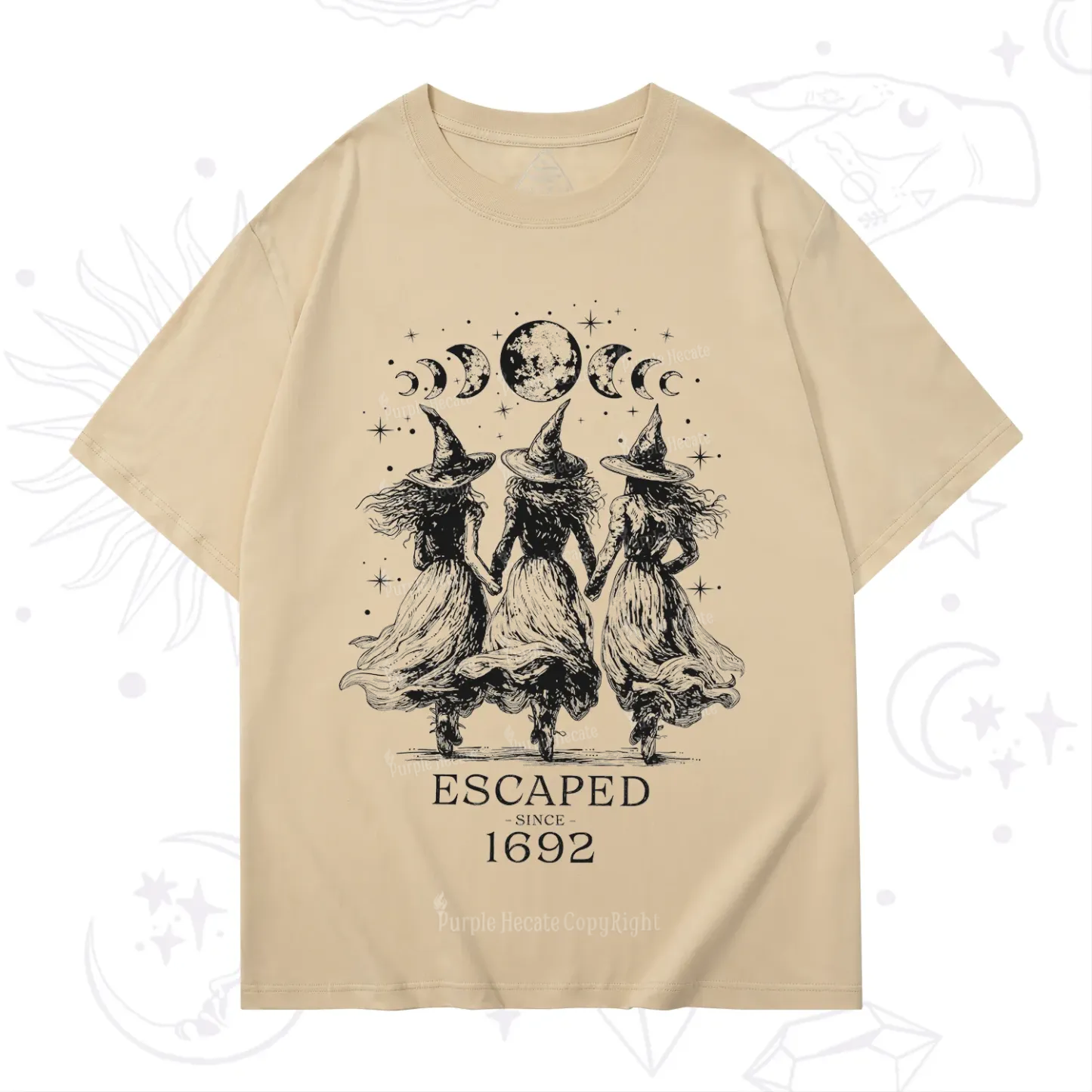 Purplehecate Escaped Since 1692 T-Shirt