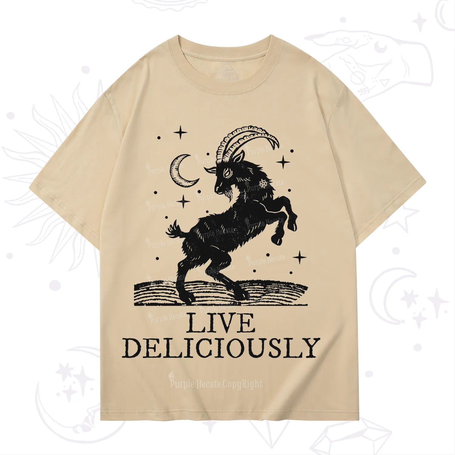 Purplehecate Live Deliciously T-Shirt