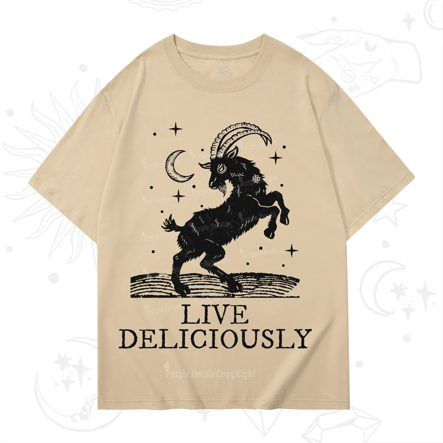 Purplehecate Live Deliciously T-Shirt