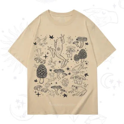 Purplehecate Frog and Mushroom T-Shirt