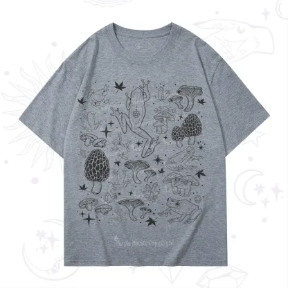Purplehecate Frog and Mushroom T-Shirt