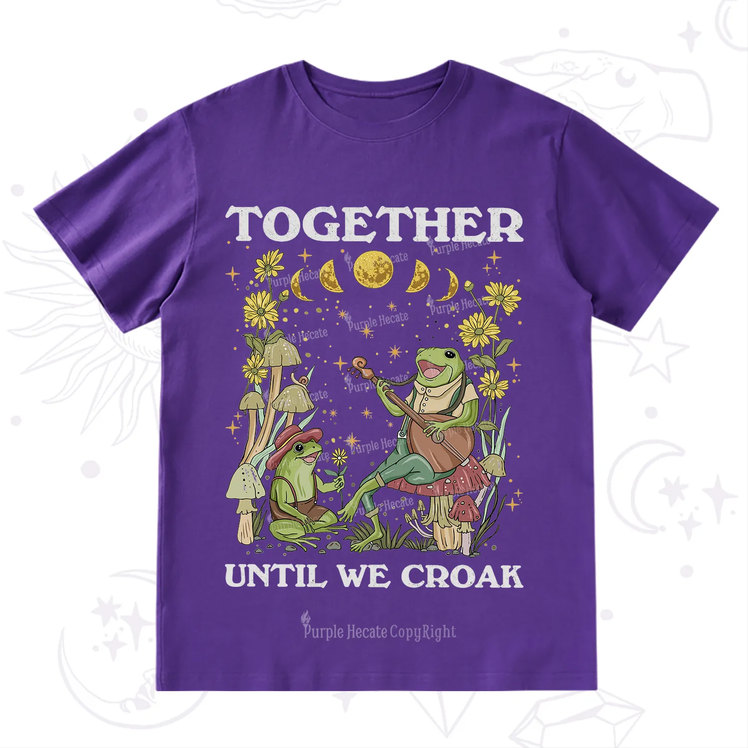 Purplehecate Together Until We Croak Frog T-Shirt