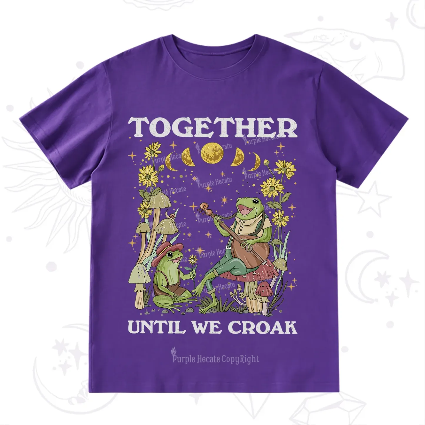 Purplehecate Together Until We Croak Frog T-Shirt
