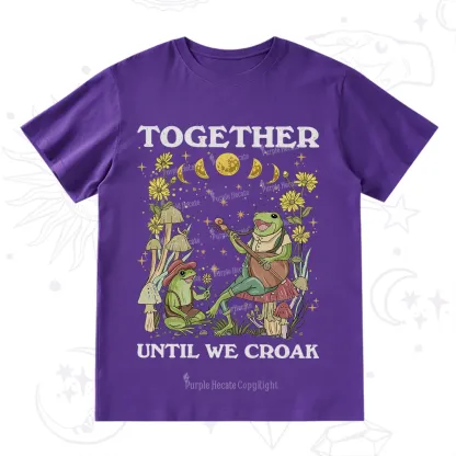 Purplehecate Together Until We Croak Frog T-Shirt