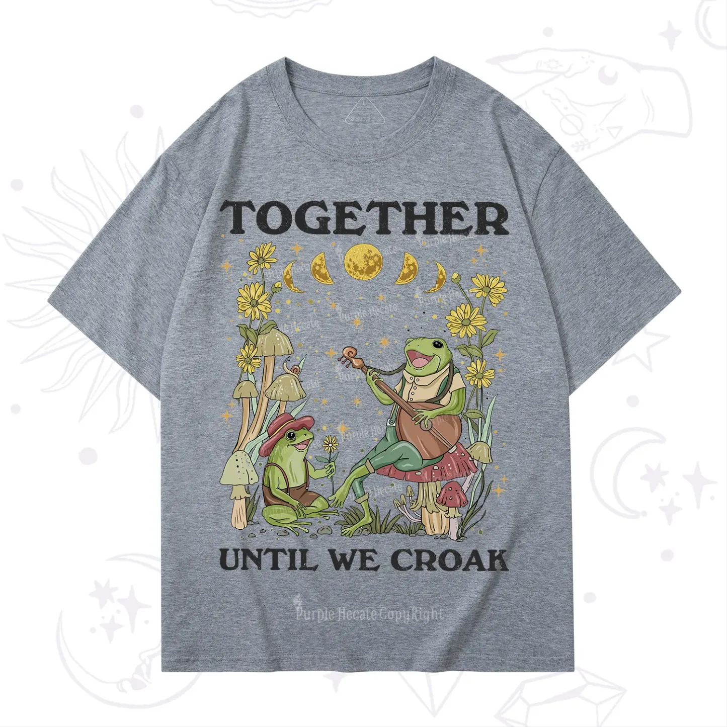 Purplehecate Together Until We Croak Frog T-Shirt