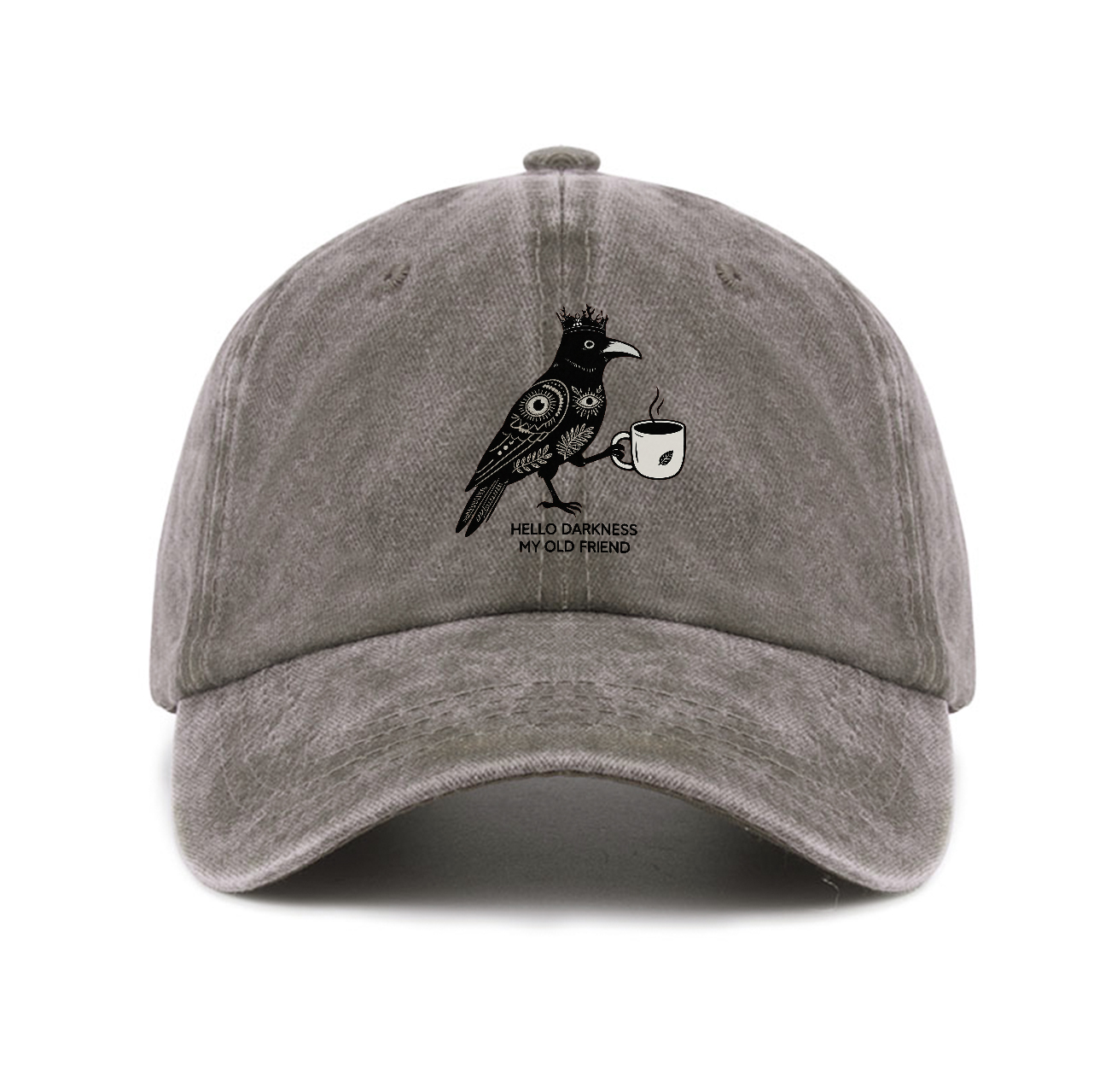 Purplehecate Hello Darkness My Old Friend Baseball Cap