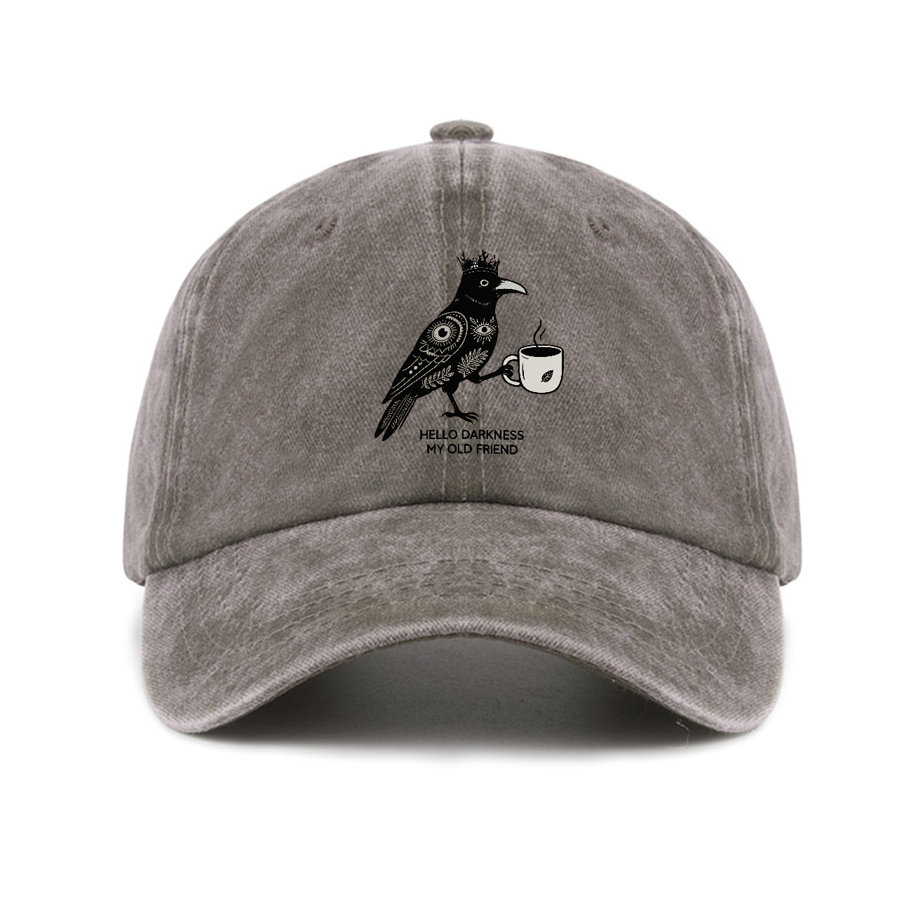 Purplehecate Hello Darkness My Old Friend Baseball Cap