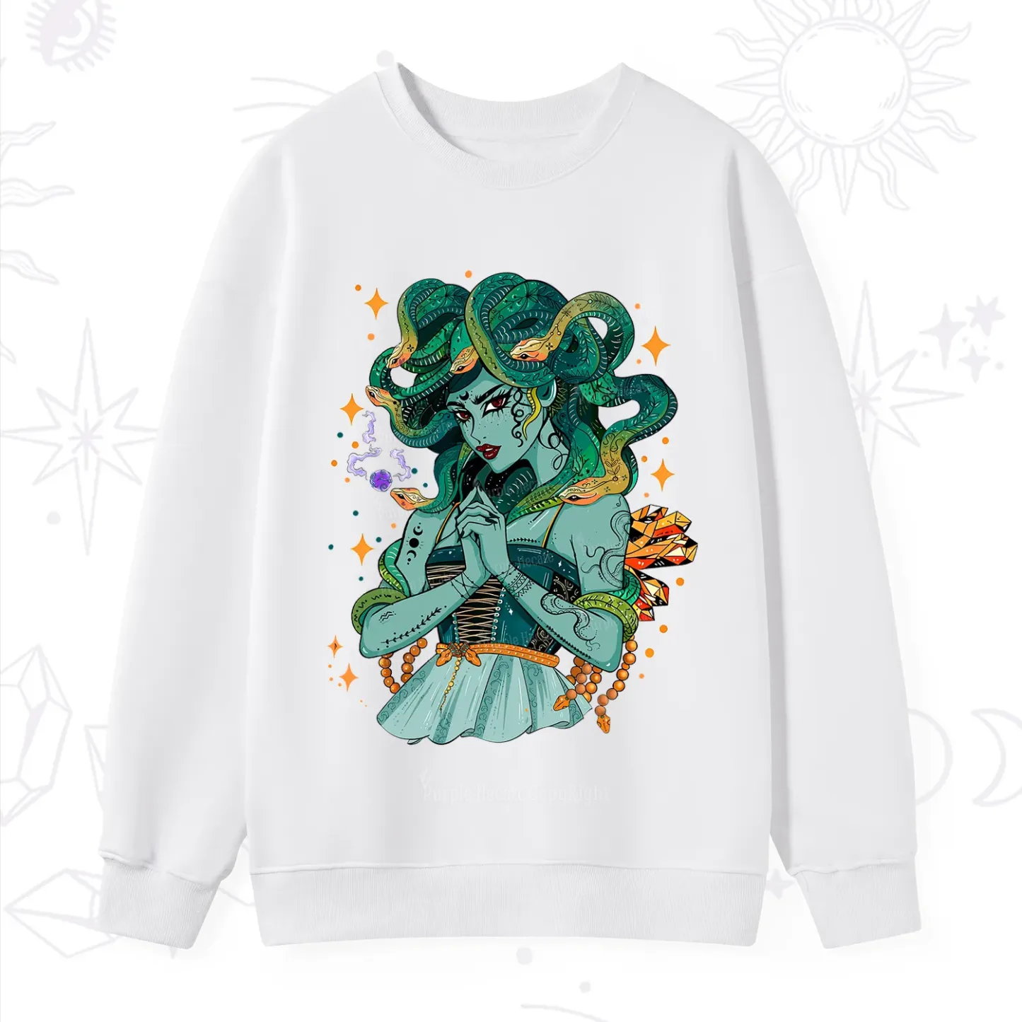 Purplehecate The Gorgon Medusa Sweatshirt
