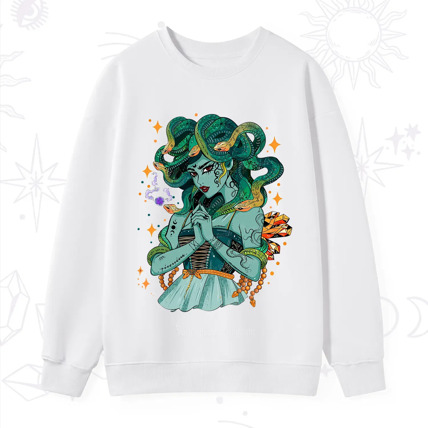 Purplehecate The Gorgon Medusa Sweatshirt