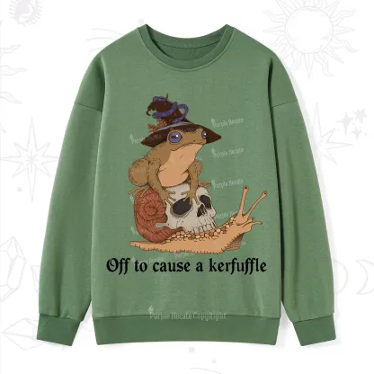 Purplehecate Off To Cause A Kerfuffle Sweatshirt