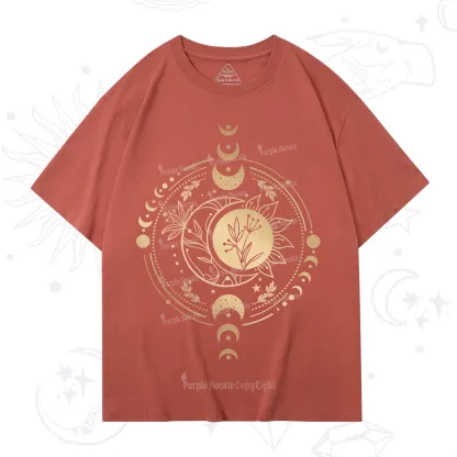 Purplehecate Mystic Moon And Sun T-Shirt