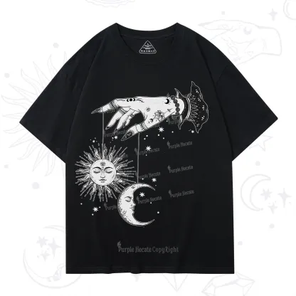 Purplehecate Witch's Sun and Moon T-Shirt