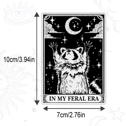 Purplehecate The In My Feral Era Oracle Card Magnet
