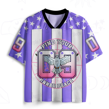 Purplehecate Find Your Inner Peace Mesh Jersey