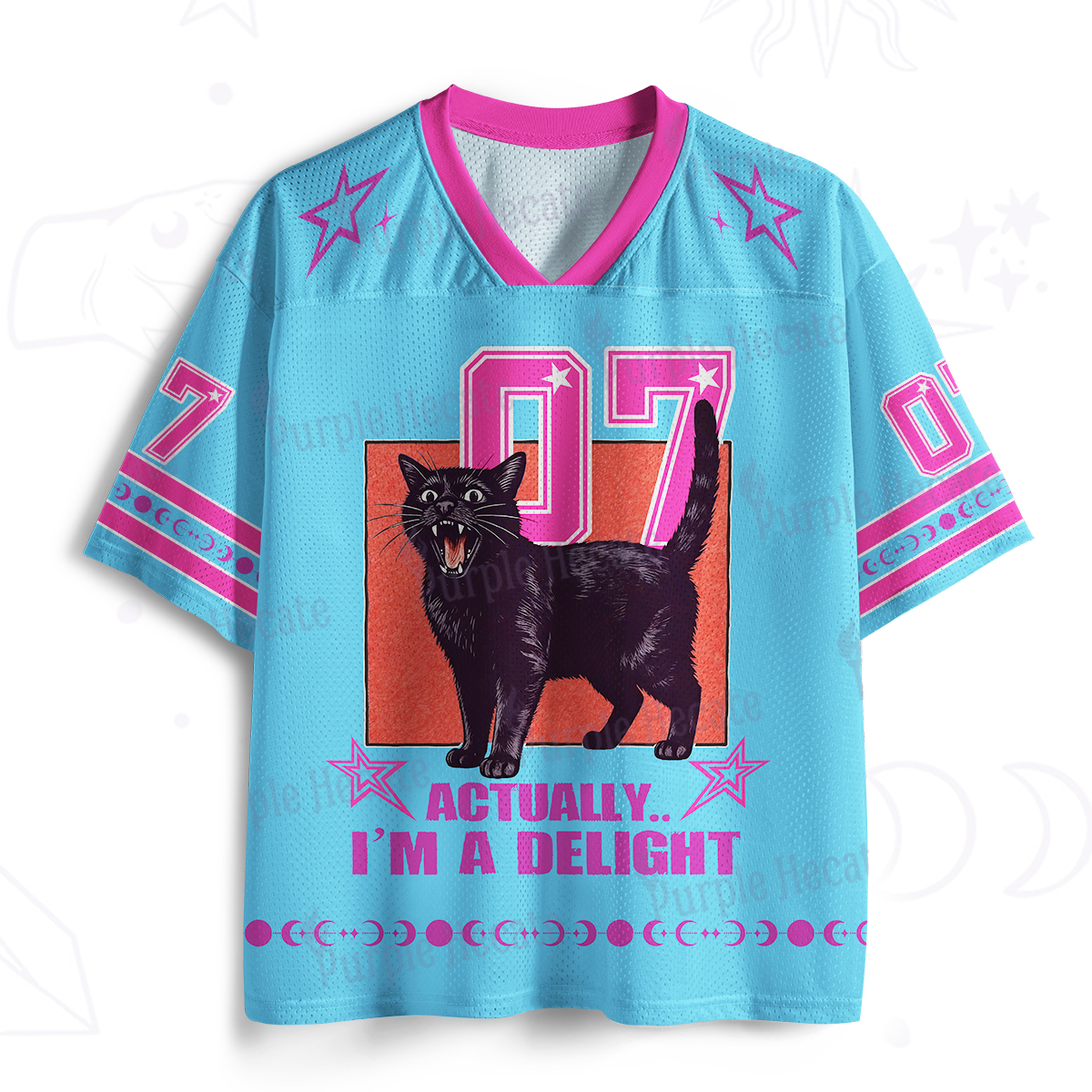 Purplehecate Actually Im a Delight Mesh Jersey