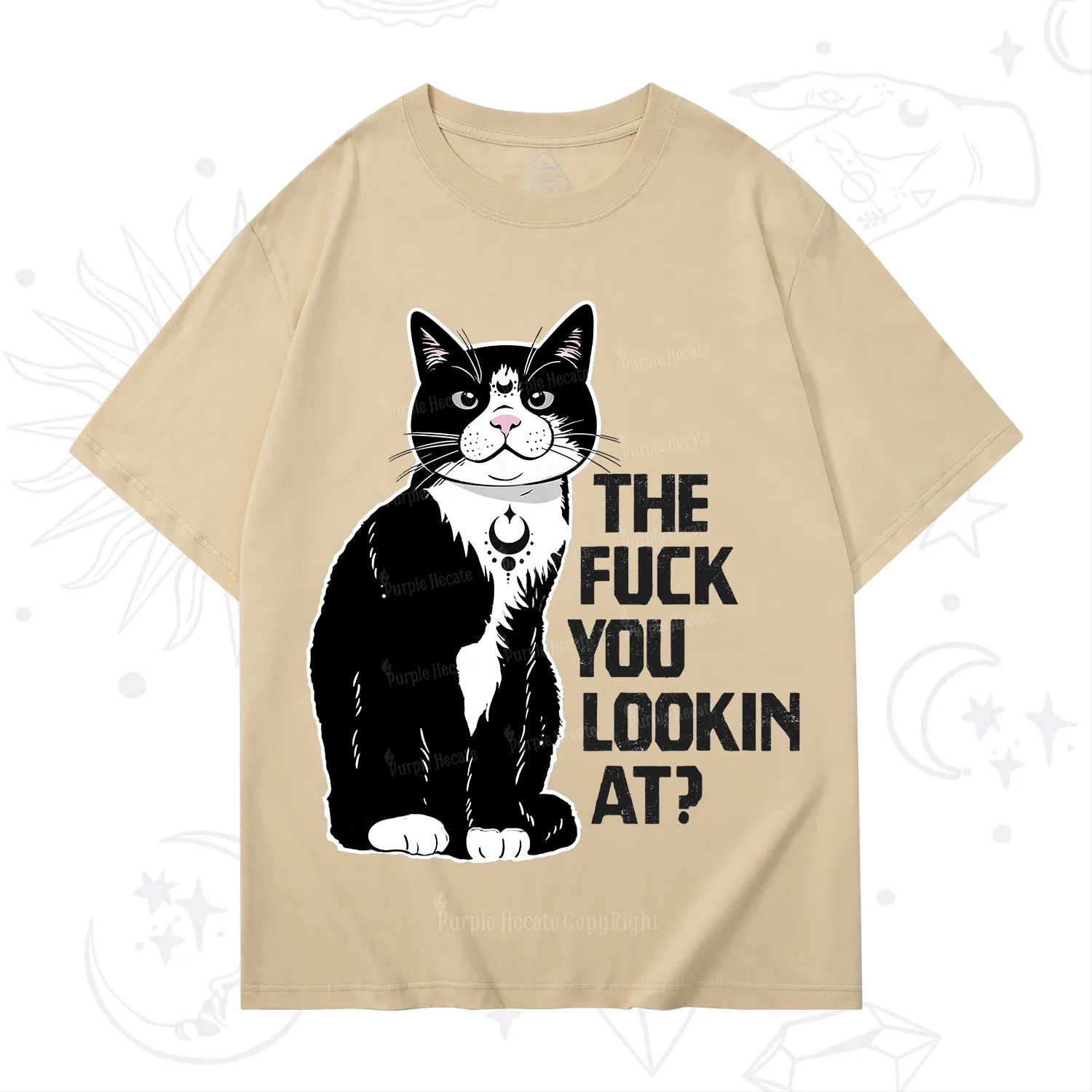 Purplehecate The Fuck You Lookin At T-Shirt