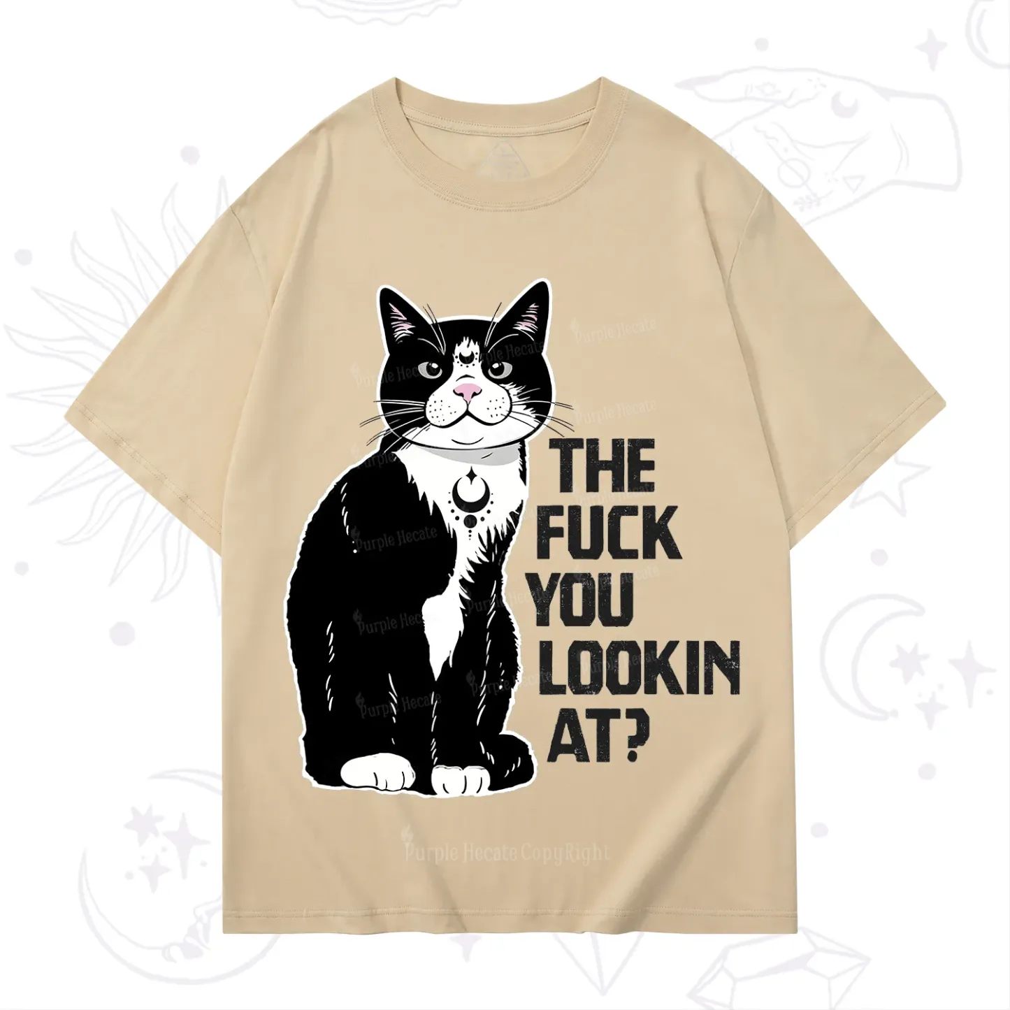 Purplehecate The Fuck You Lookin At T-Shirt