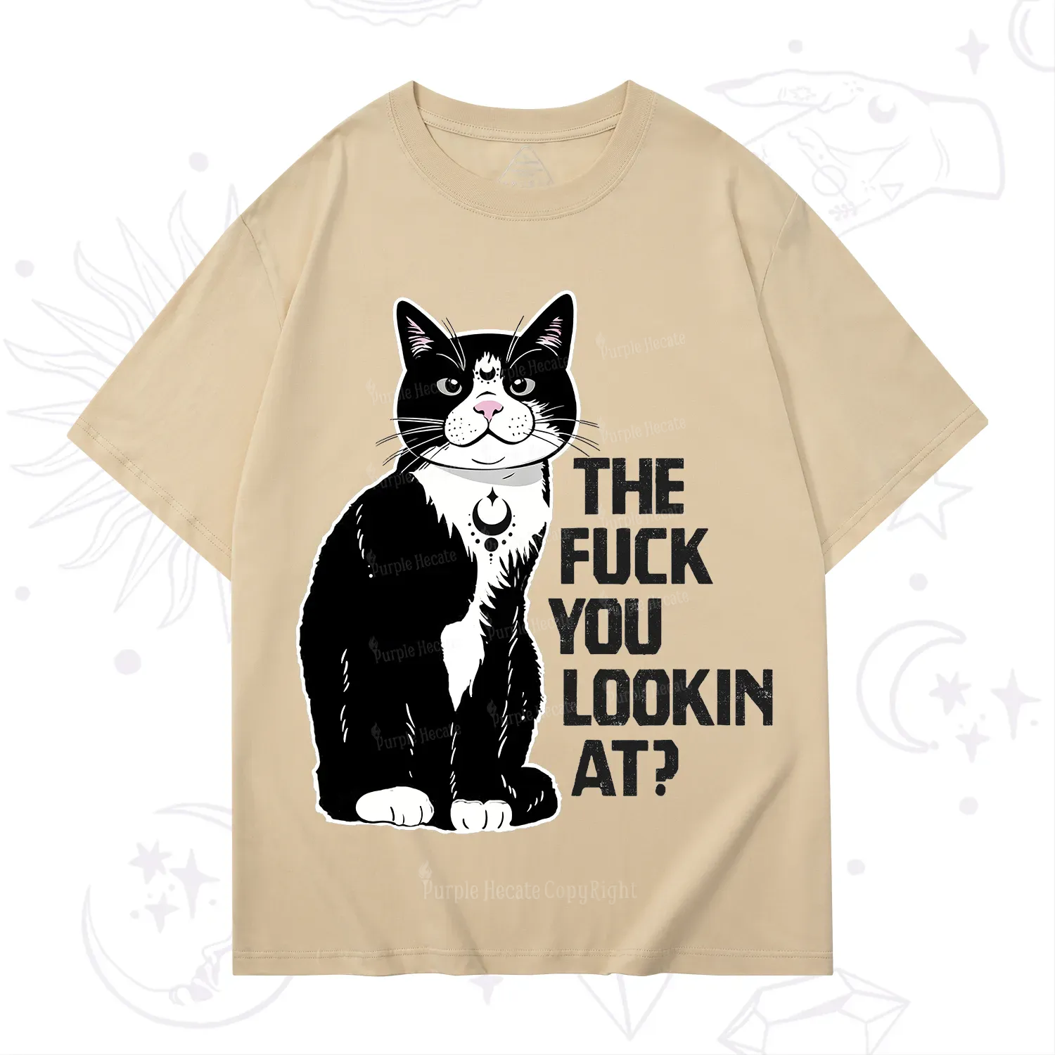 Purplehecate The Fuck You Lookin At T-Shirt