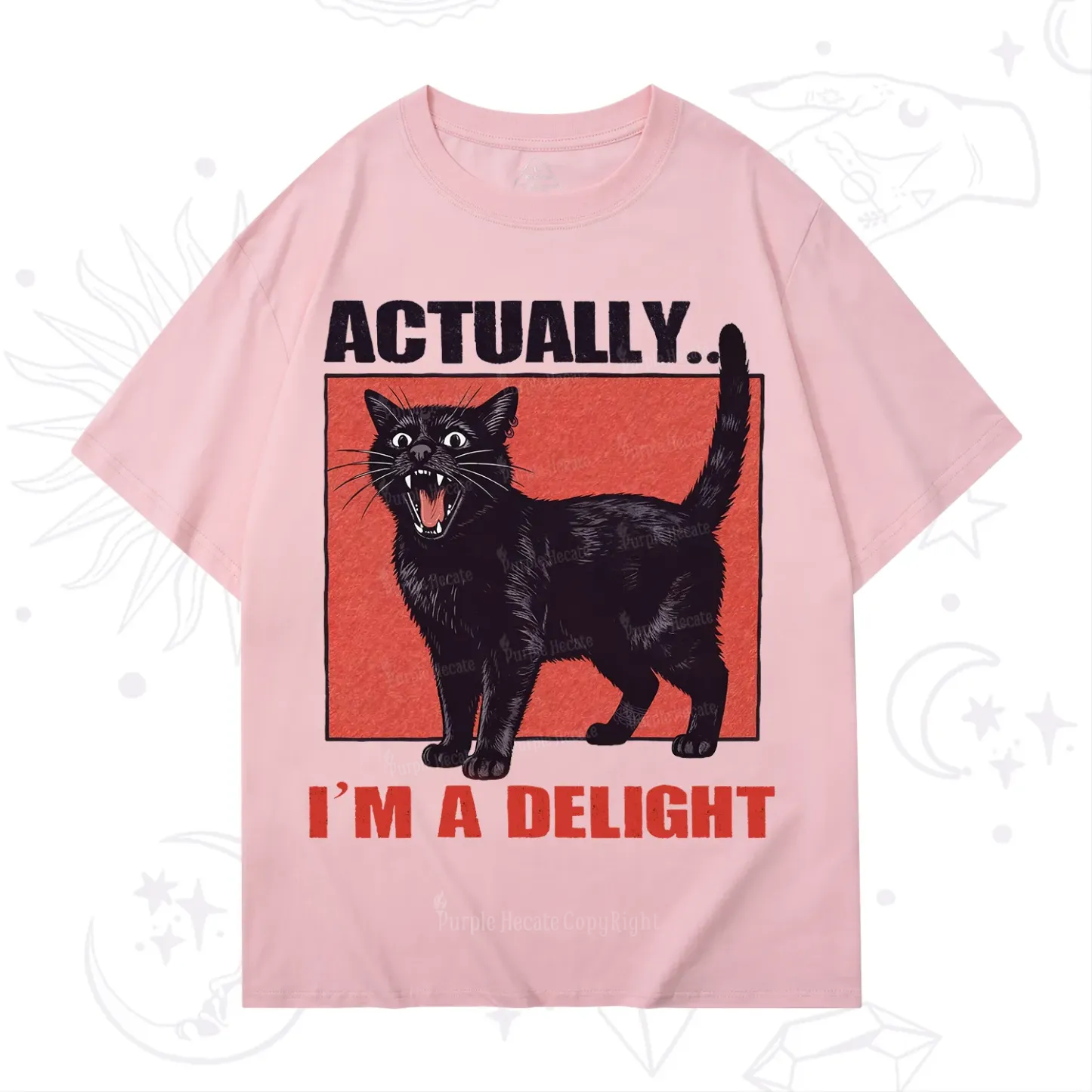 Purplehecate Actually Im a Delight T-Shirt