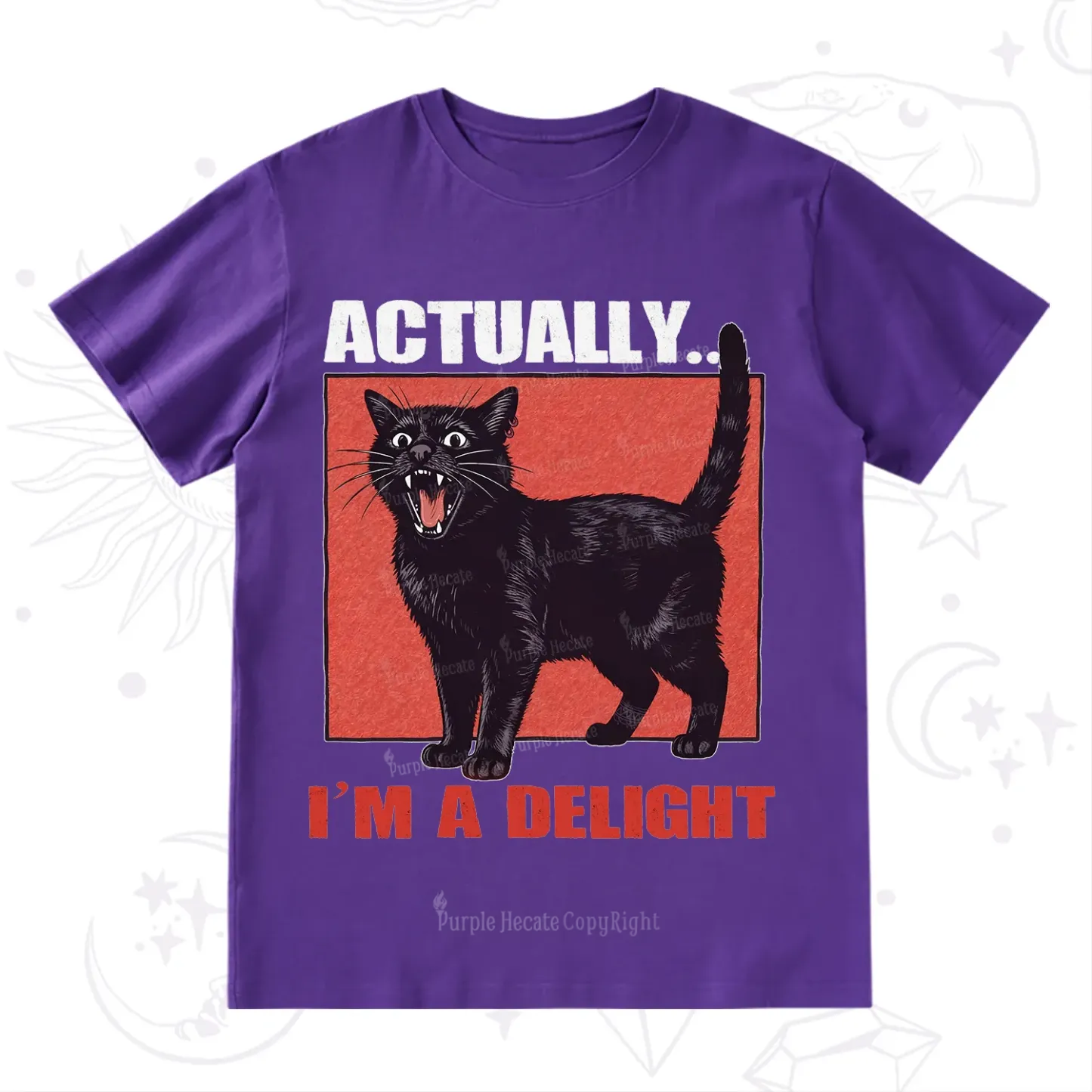 Purplehecate Actually Im a Delight T-Shirt