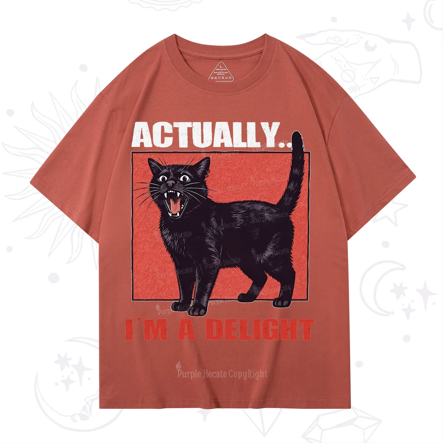 Purplehecate Actually Im a Delight T-Shirt