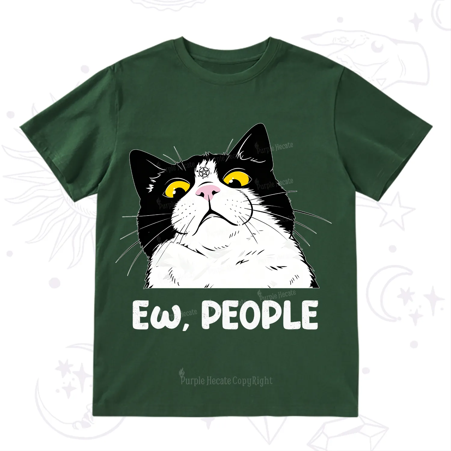 Purplehecate Ew People Cat T-Shirt