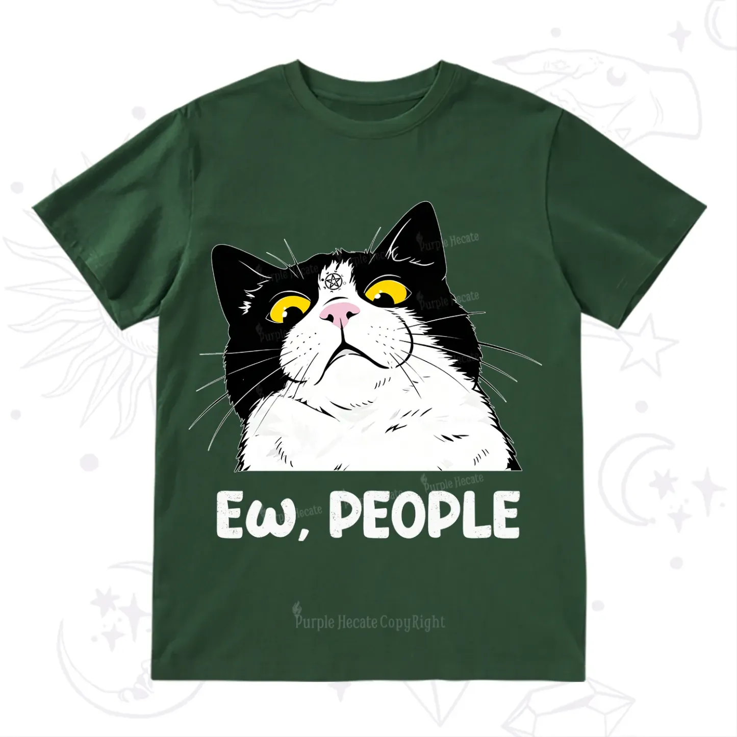 Purplehecate Ew People Cat T-Shirt