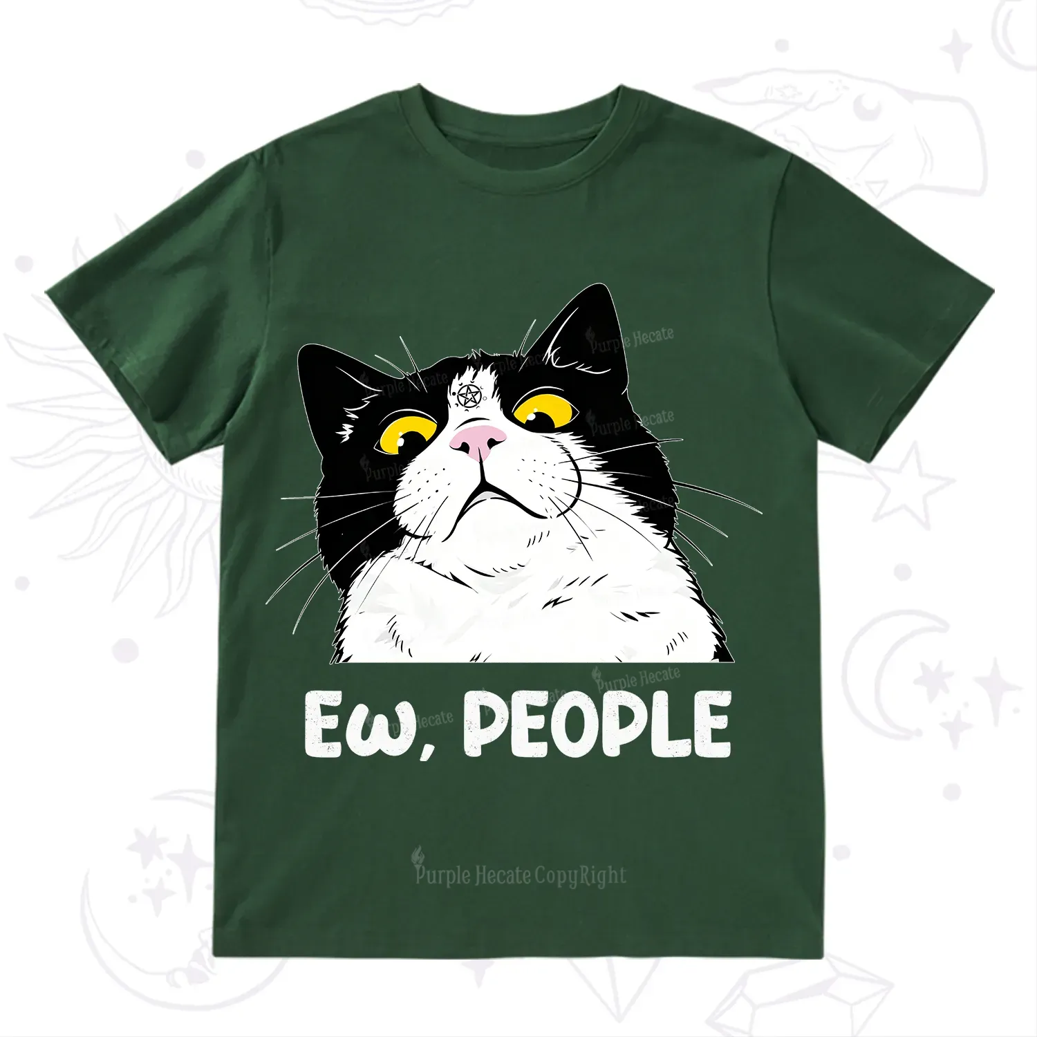 Purplehecate Ew People Cat T-Shirt