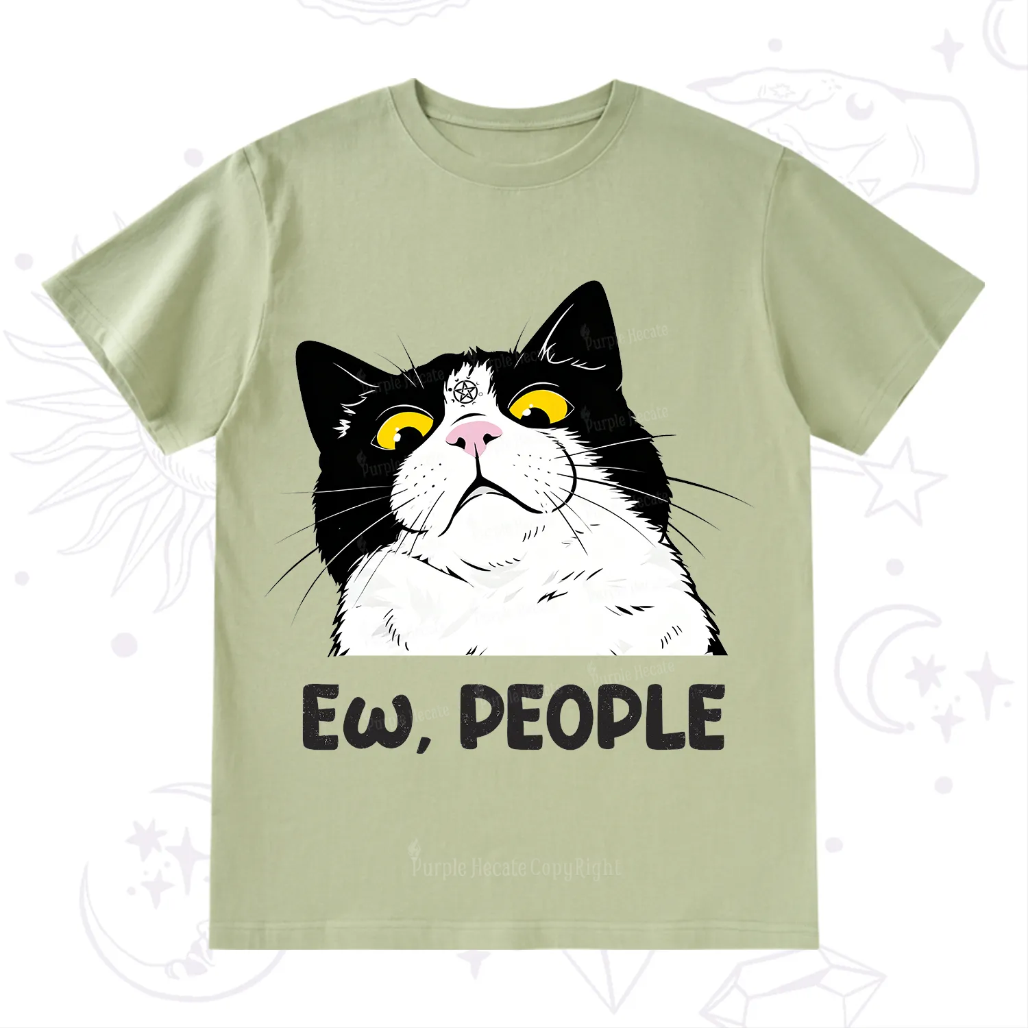 Purplehecate Ew People Cat T-Shirt