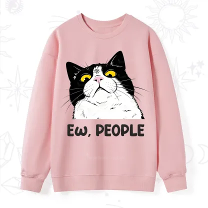 Purplehecate Ew People Cat Sweatshirt