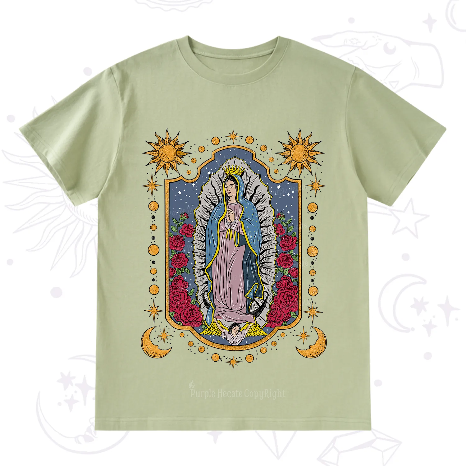Purplehecate Our Lady of Guadalupe T-Shirt
