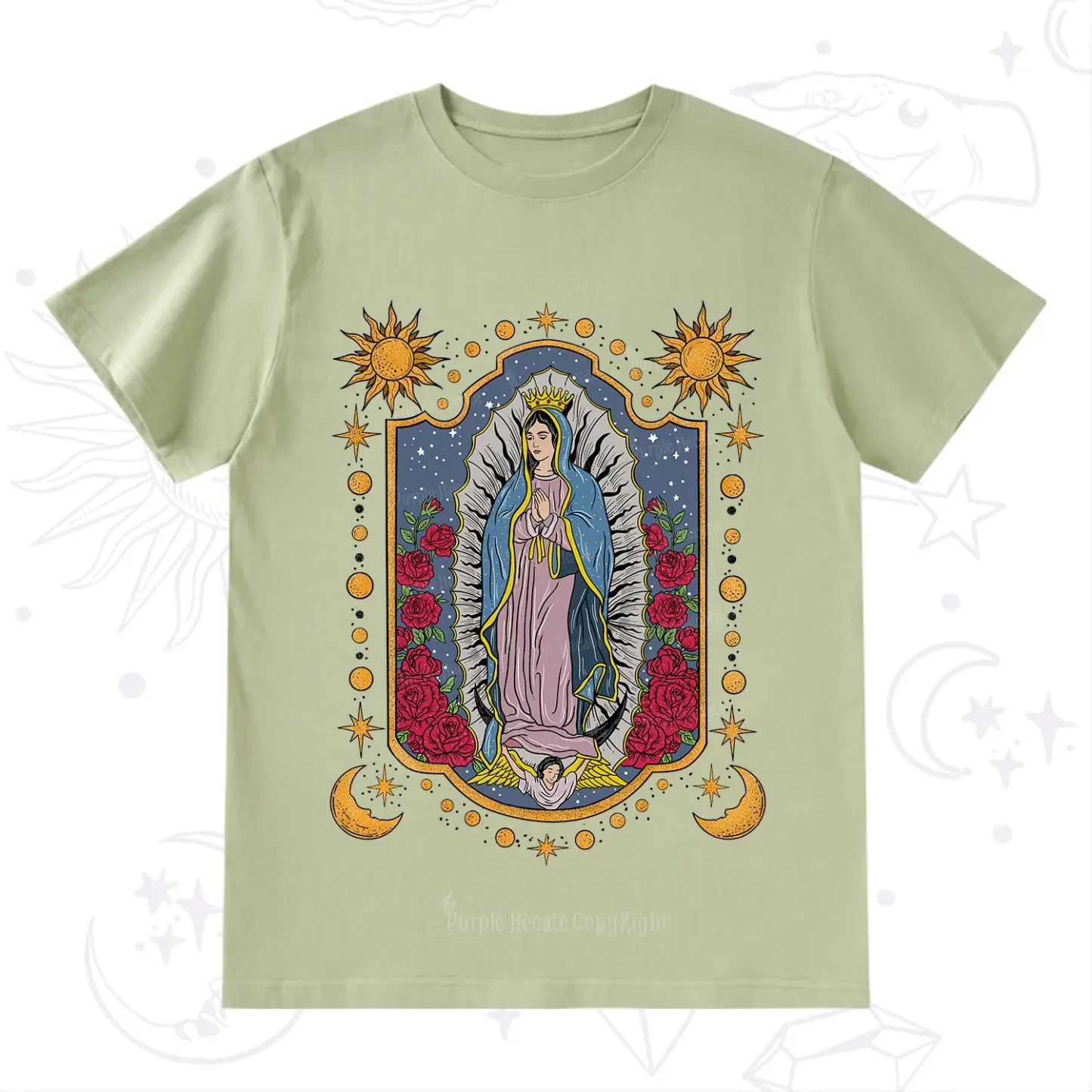 Purplehecate Our Lady of Guadalupe T-Shirt