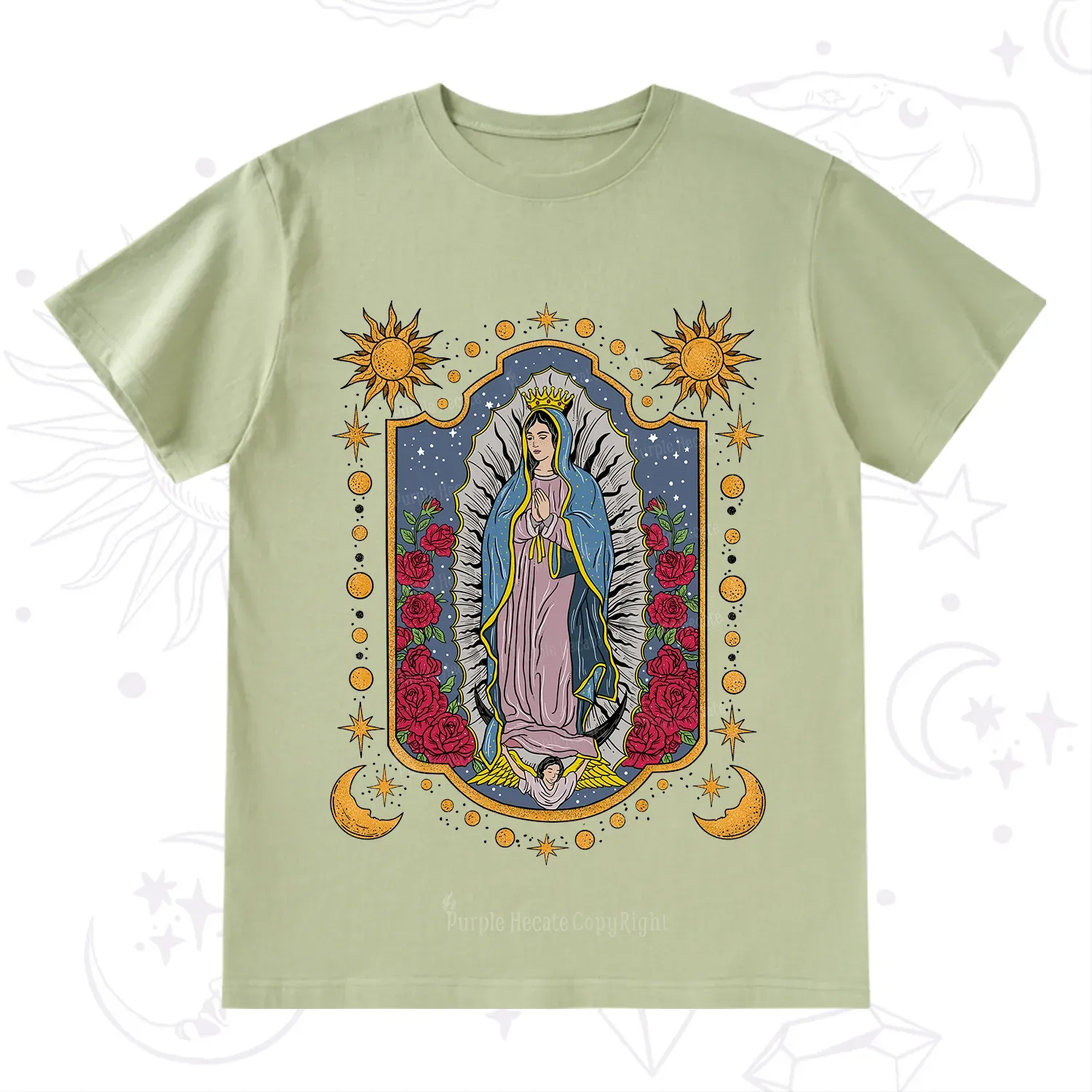 Purplehecate Our Lady of Guadalupe T-Shirt