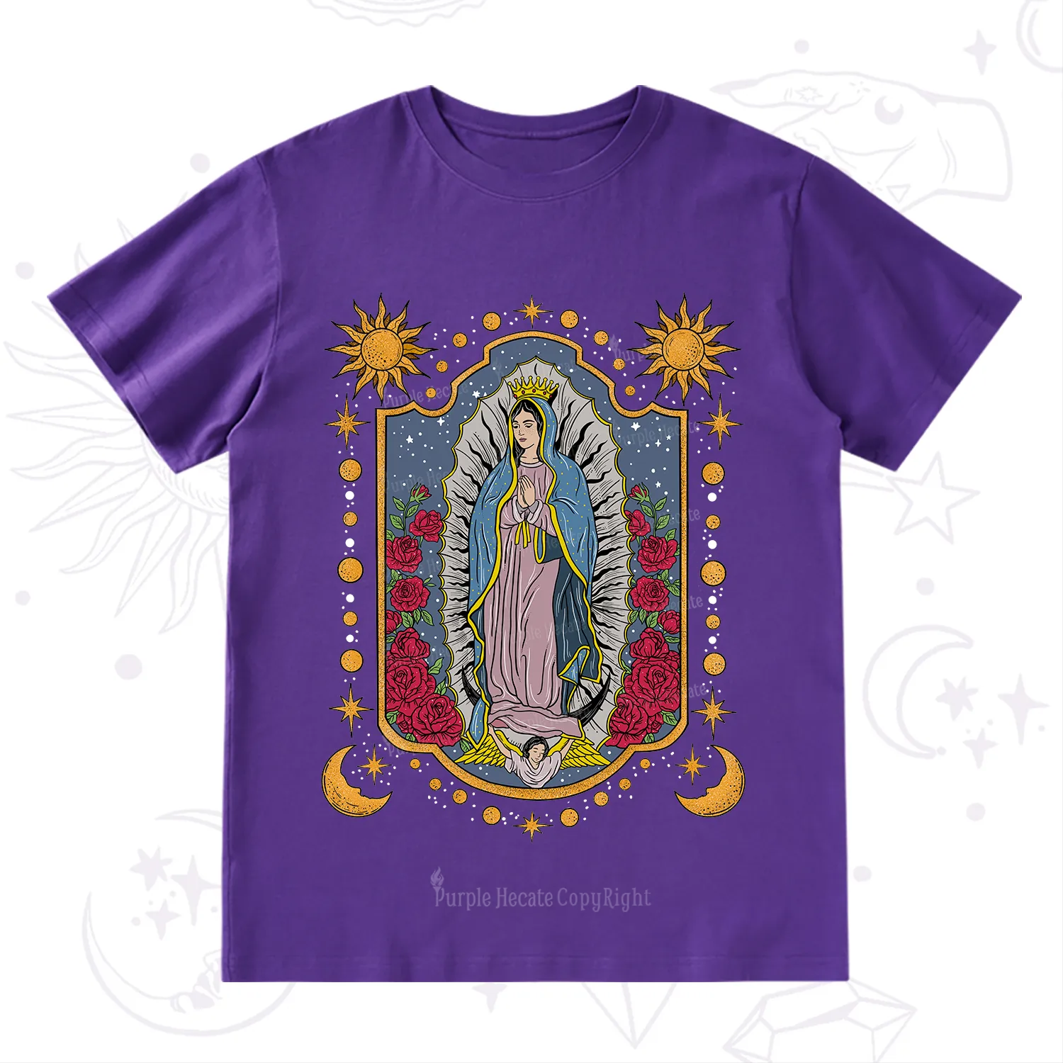 Purplehecate Our Lady of Guadalupe T-Shirt