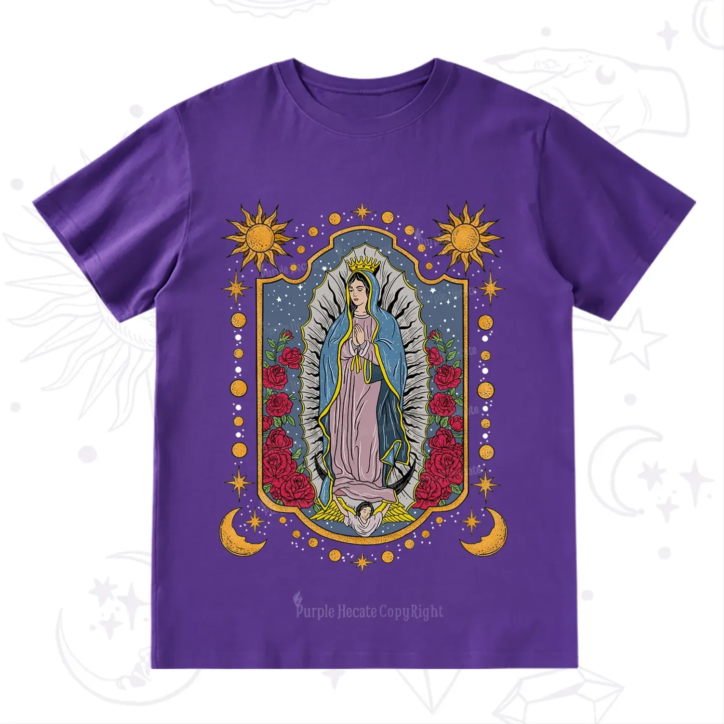 Purplehecate Our Lady of Guadalupe T-Shirt
