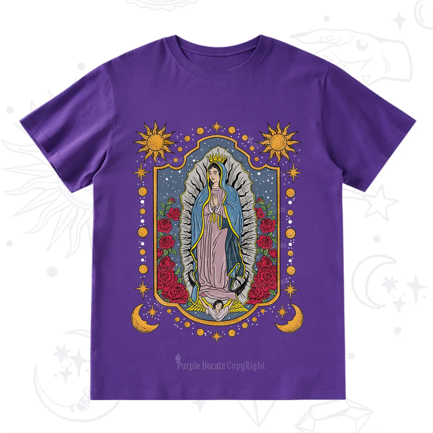 Purplehecate Our Lady of Guadalupe T-Shirt