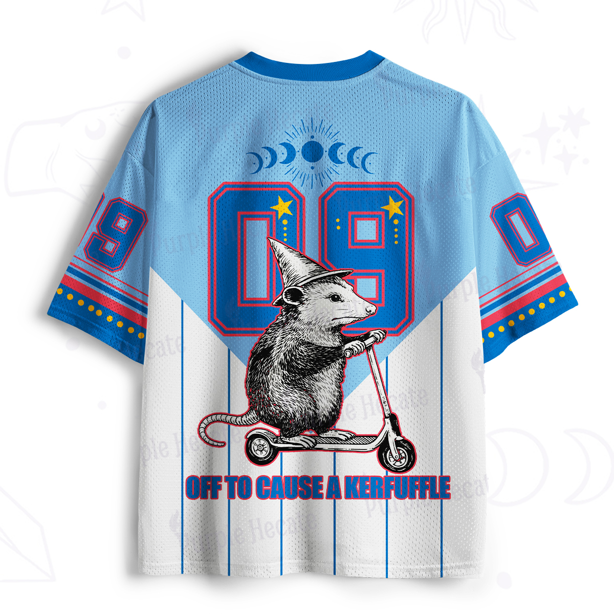 Purplehecate Off To Cause A Kerfuffle Mesh Jersey