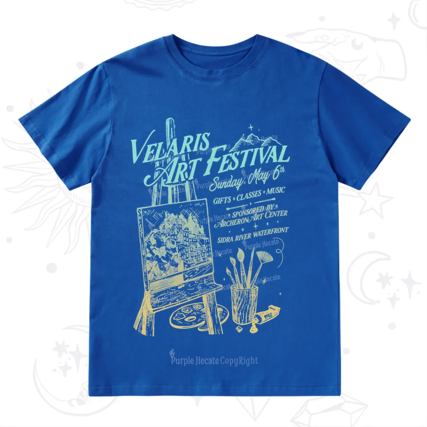 Purplehecate Starlight Court Art Show T-Shirt