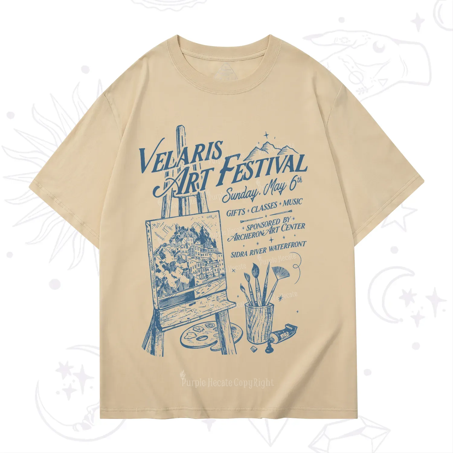 Purplehecate Starlight Court Art Show T-Shirt