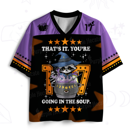 Purplehecate That's It You're Going In The Soup Raccoon Mesh Jersey
