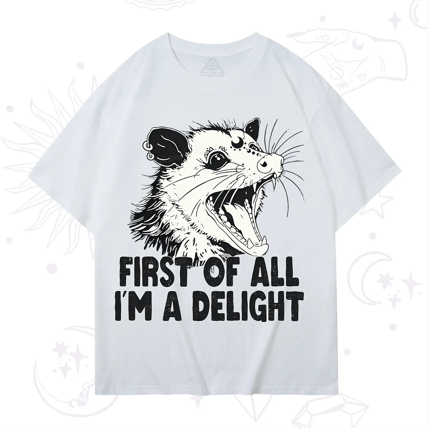 Purplehecate First Of All I'm A Delight T-Shirt