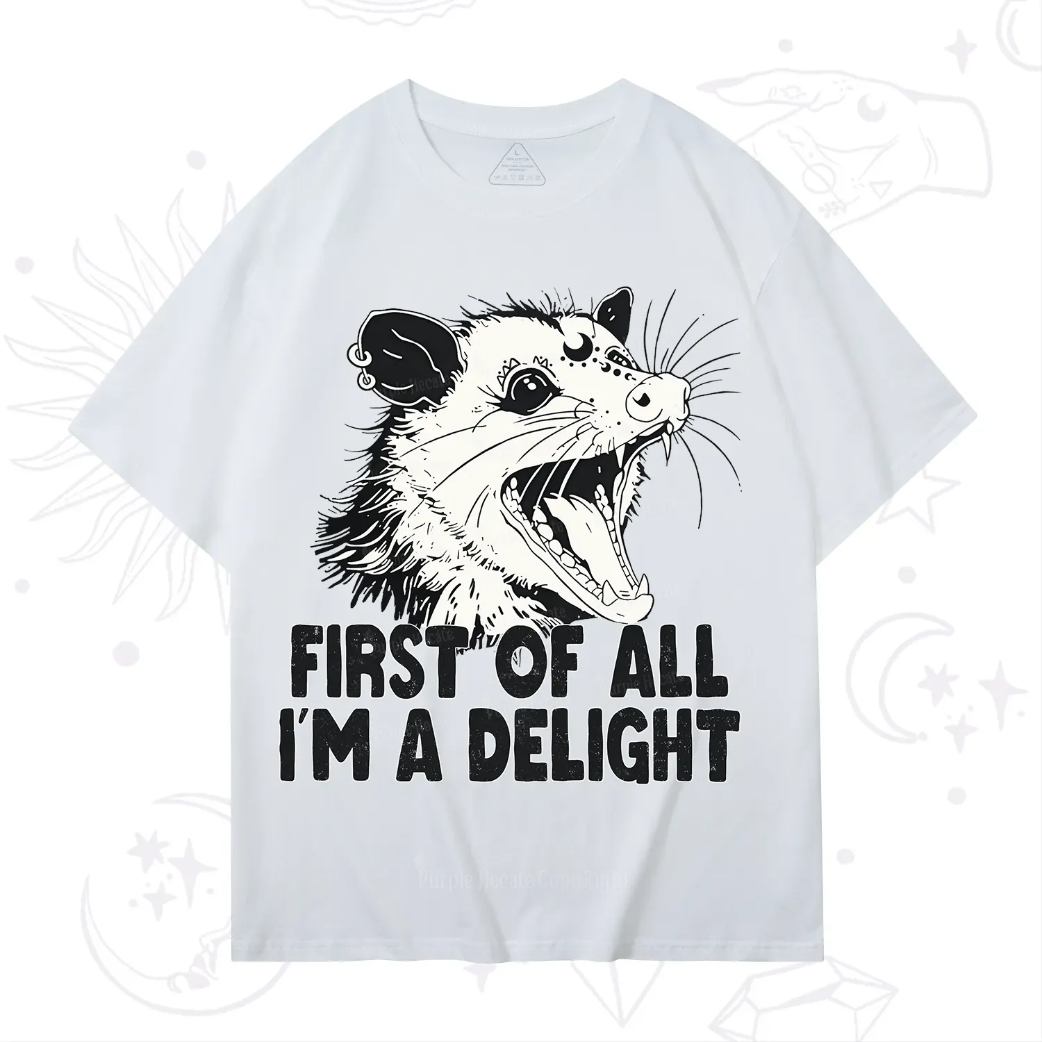 Purplehecate First Of All I'm A Delight T-Shirt