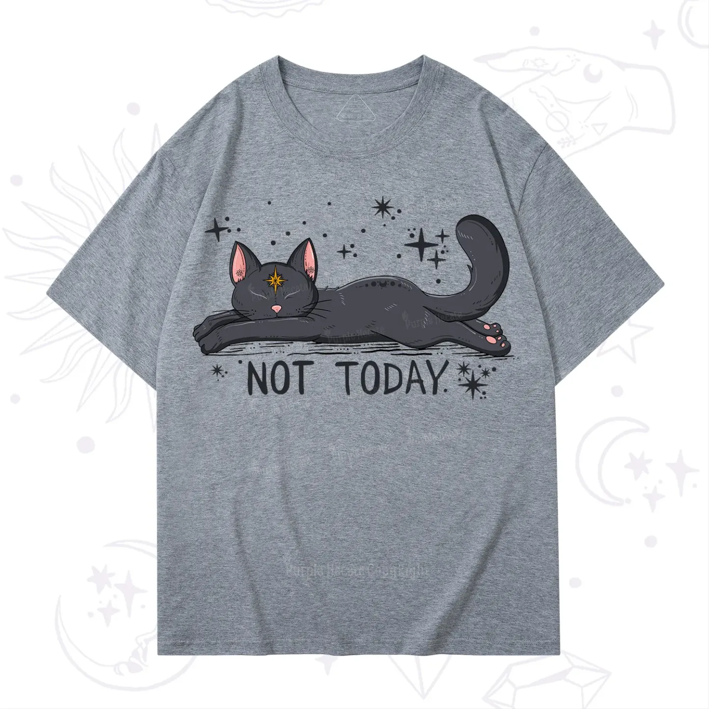 Purplehecate Not Today Cat T-Shirt
