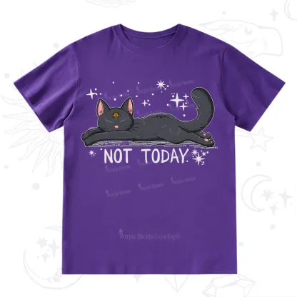 Purplehecate Not Today Cat T-Shirt