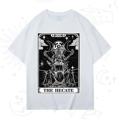 Purplehecate The Dark Moon Goddess Hecate Tarot T-Shirt