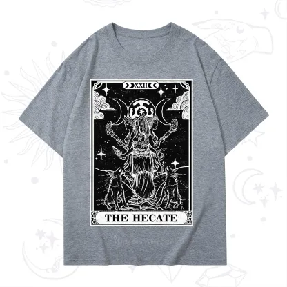 Purplehecate The Dark Moon Goddess Hecate Tarot T-Shirt