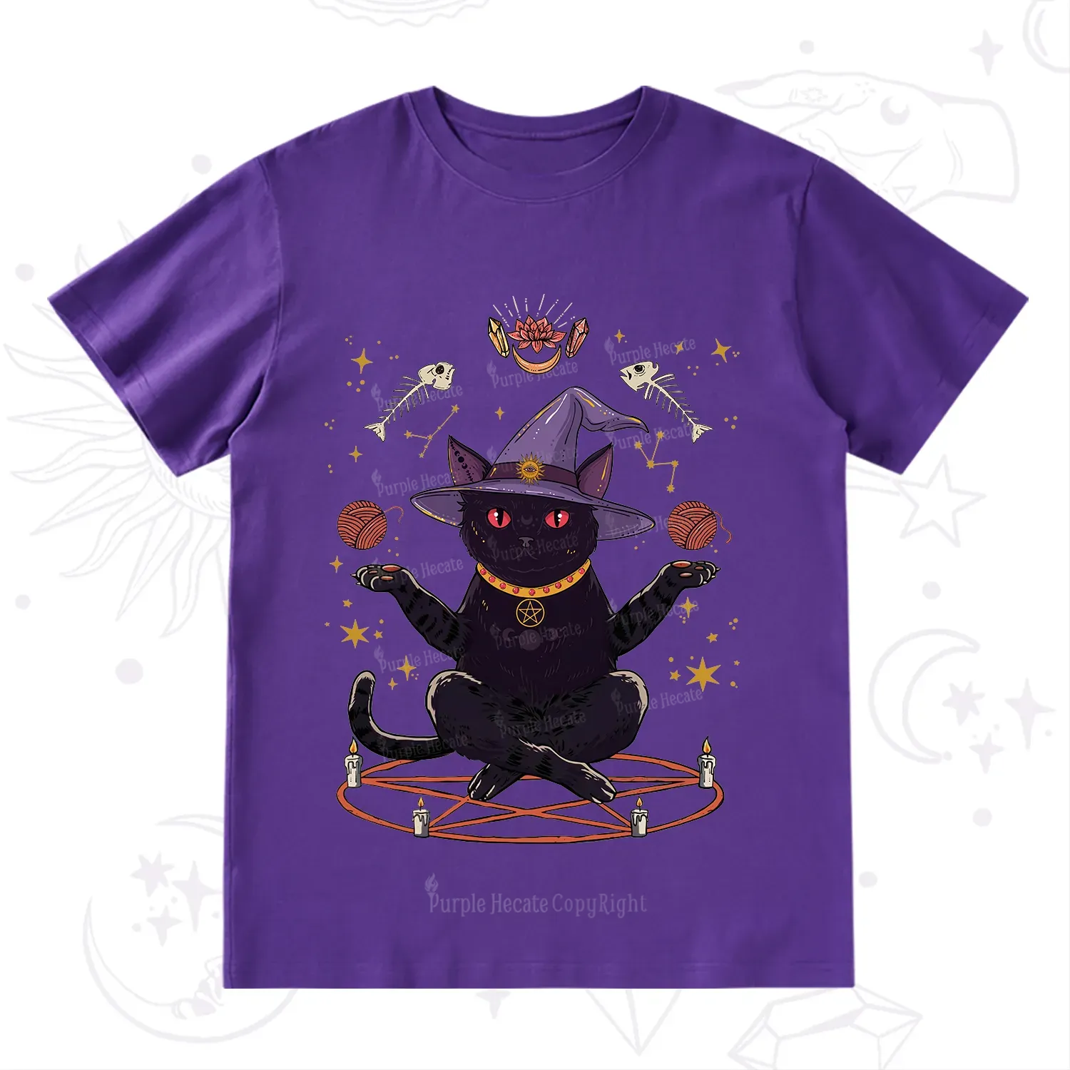 Purplehecate Meowitch Rituals T-Shirt