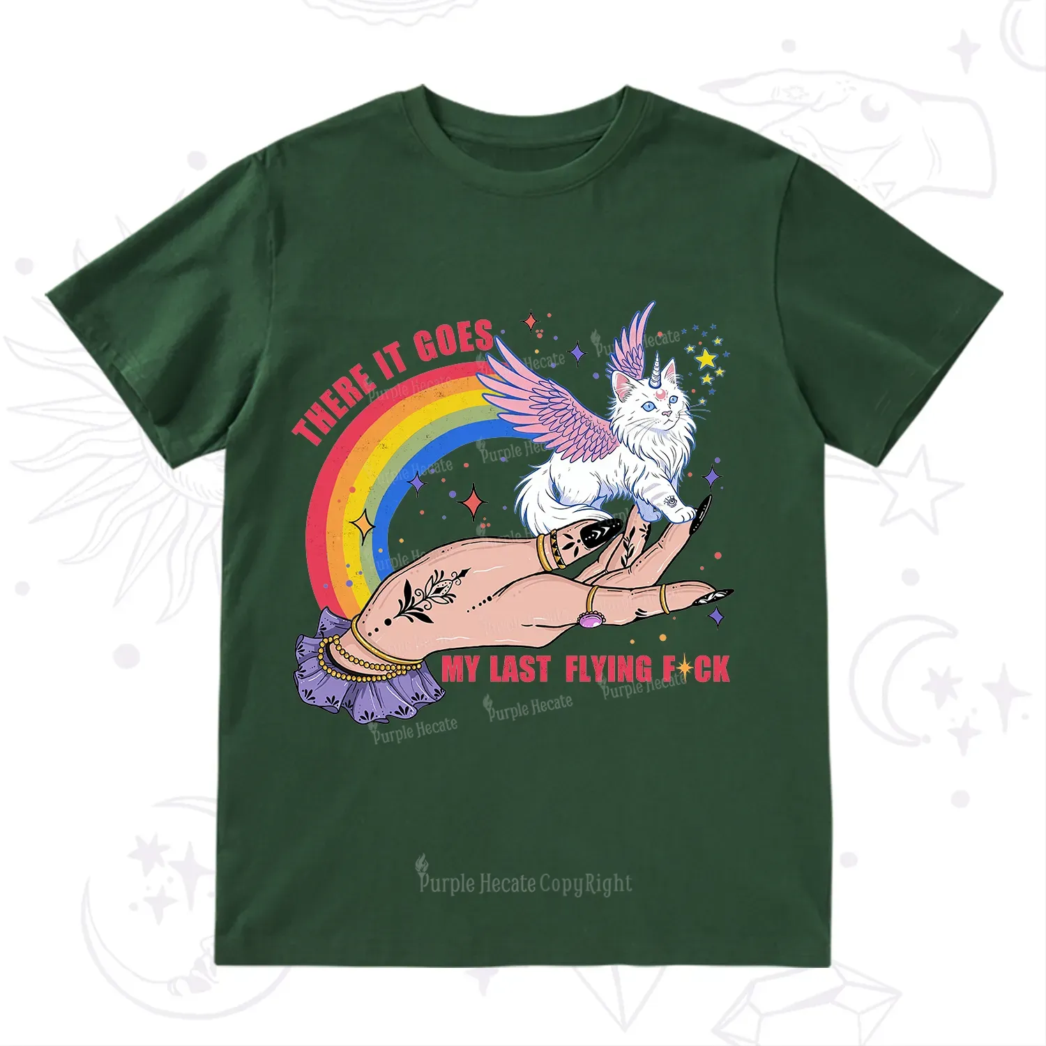 Purplehecate There It Goes My Last Flying F*ck T-Shirt